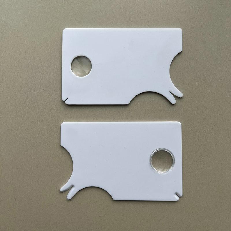 Zeckenkarte Mit Lupe Ermöglicht Einfaches Entfernen Von Zecken Zeckenentferner Für Hunde Und Katzen Mit Praktischer Taschengröße 8,2X5,5Cm