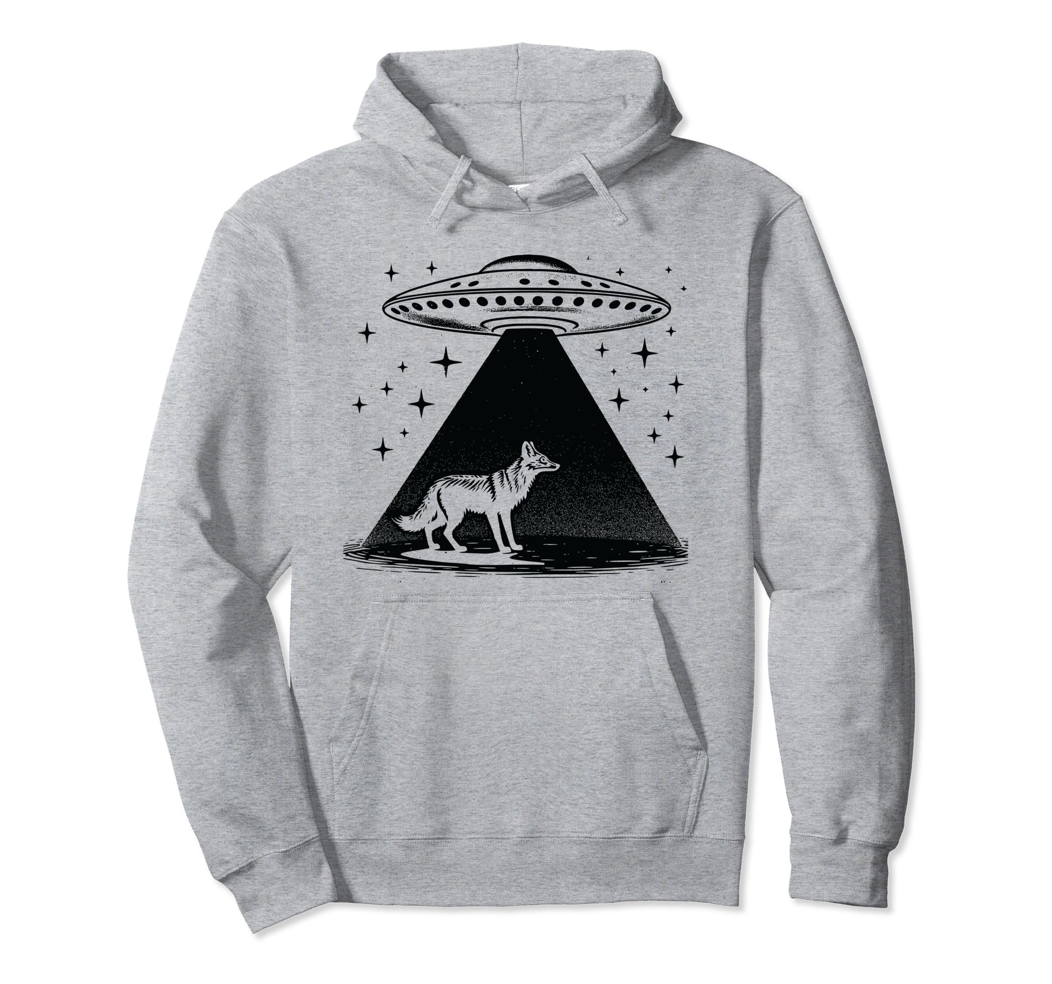 

Jackal Dad Mom Lover - Funny Alien UFO Hoodie