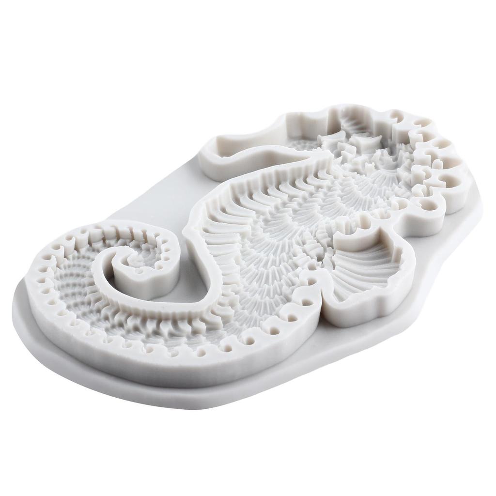 Seahorse Silicone Molds Hippocampus Fondant Mold Cake Decorating Tools Cupcake Topper Candy Chocolate Gumpaste Mold