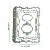 Frame Shap Metal Cutting Dies Stencil Birthday Christmas Card Making Accessories