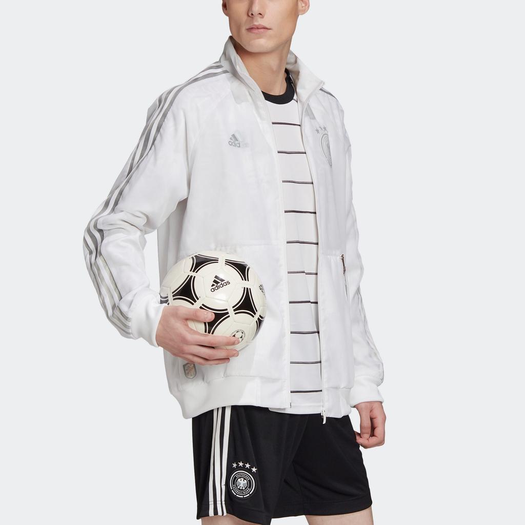 adidas Jackets Men's White Stand Collar Moderate Other FT2973