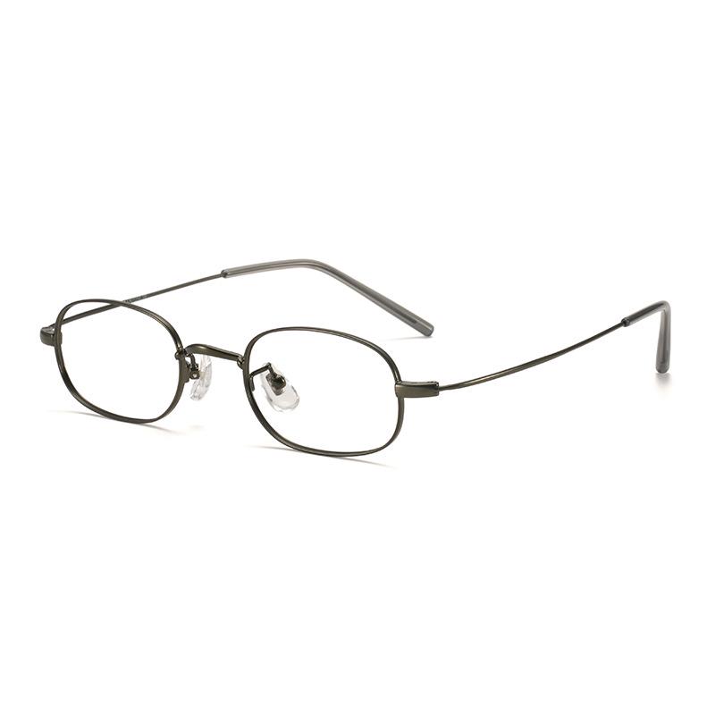 

Women s Ultralight Small Oval Titanium Eyeglass Frames for High Prescription