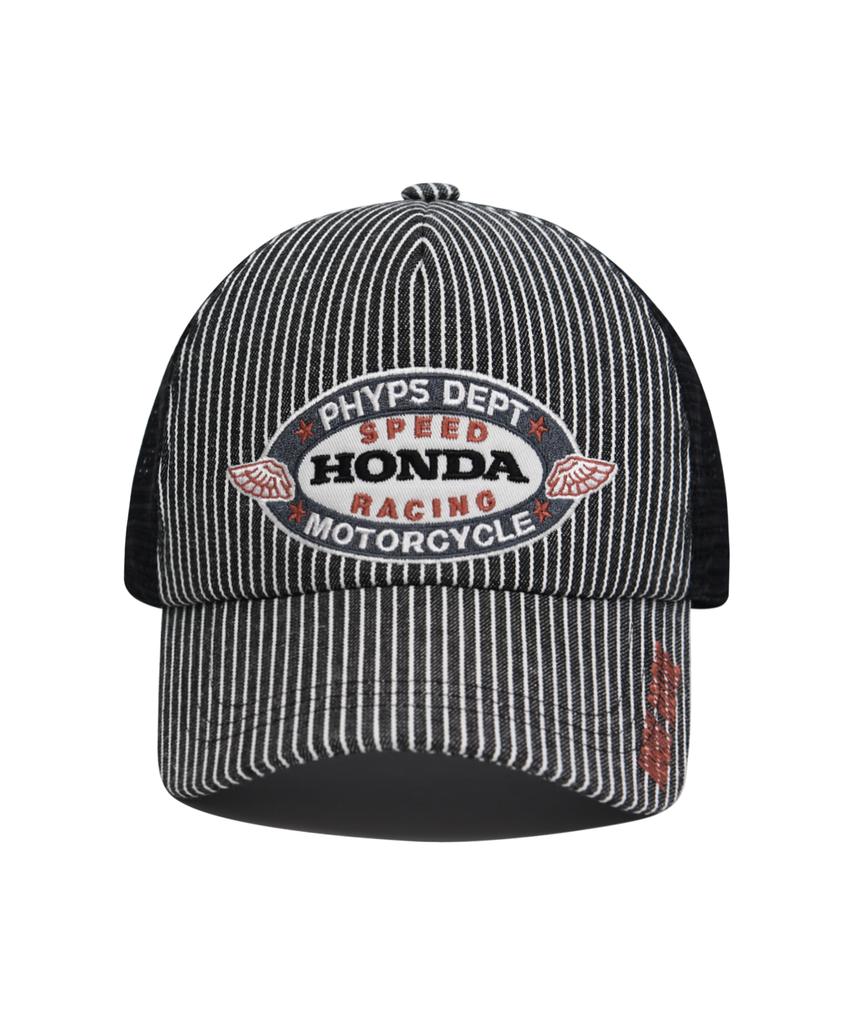 PHYPS MOTORCYCLE Honda Stripe Mesh Cap_Black