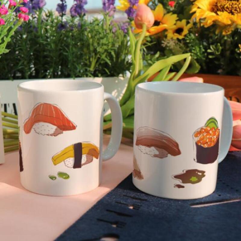 pr246-Design Mug 2p-Sushi
