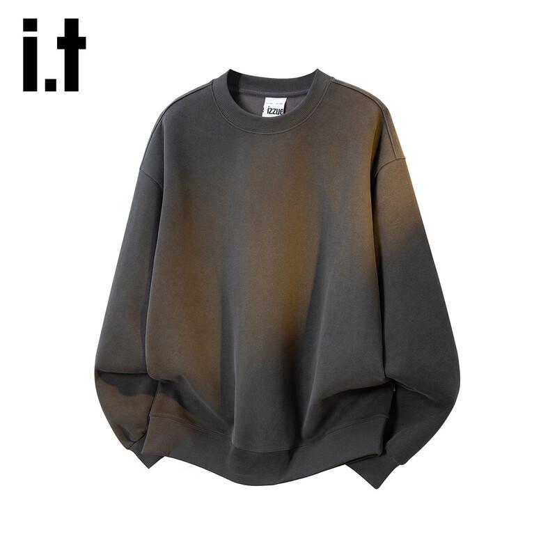 Izzue IT Унисекс Свободный крой Круглый вырез Толстовка XL