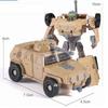 Alloy Deformation Robot Truck Fighter Army Assembling Educational Toys Action Figures Robot Toy for Kids Gifts Die Cast Model