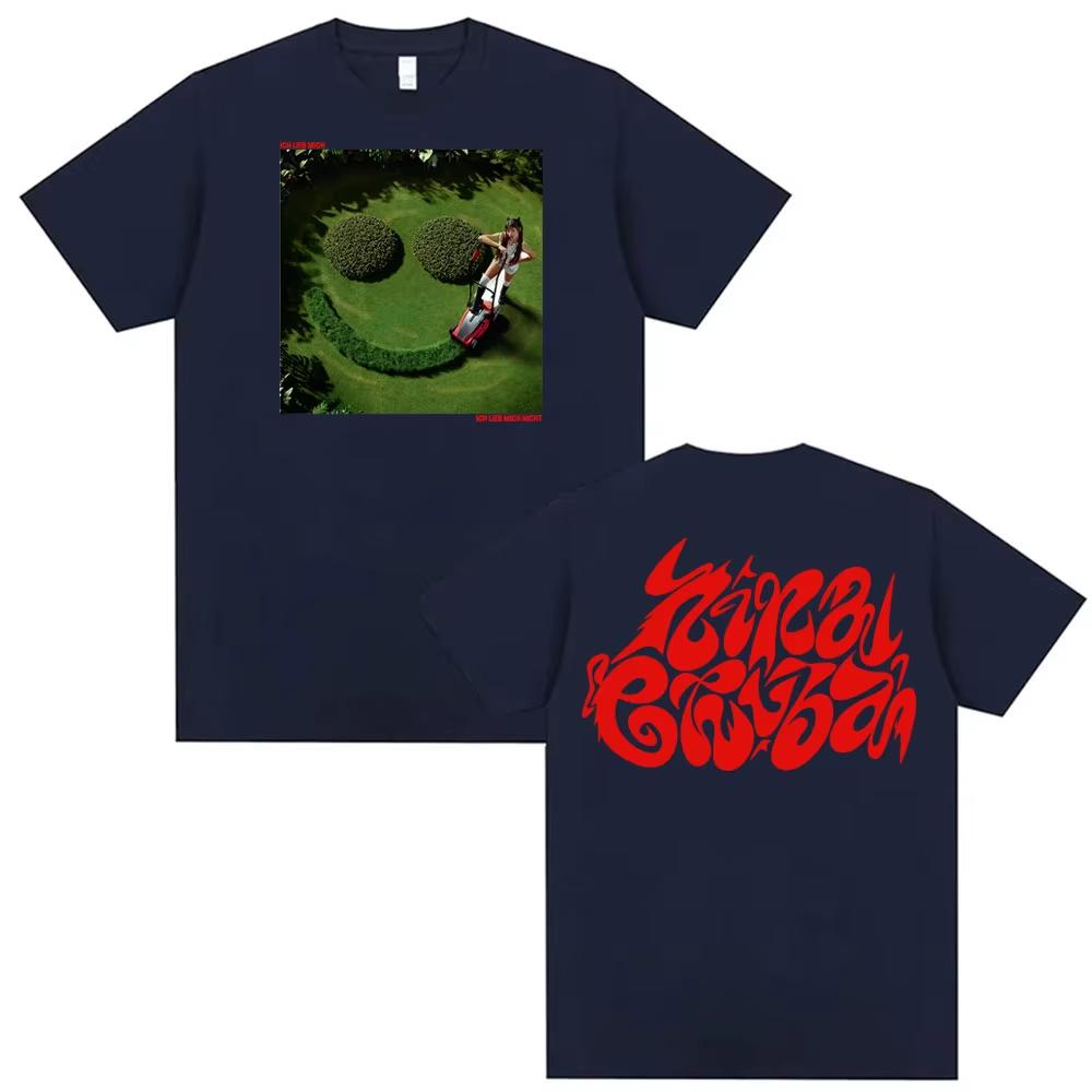 Singer Nina Chuba Album Tour Graphic T Shirt Men Women Hip Hop High Street Short Sleeve T-shirts Oversized Couples Short Sleeves Classic