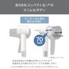 Tescom Hair Dryer I-Shaped Negative Ion Lightweight Compact Cold/Hot Air Quiet Rack Pull Plug Beige TD760A-C
