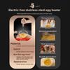 11/12/13inch Stainless Steel Semi Automatic Whisk Blender for Home -Versatile Tool for Egg Beater, Milk Frother, Hand Push Whisk