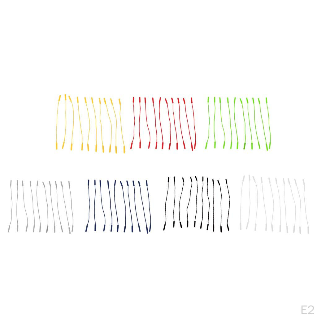 10 Pieces Zip Puller Zipper Pull Nylon Cord Fastener Replacement Slider Jacket Backpack