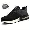 Steel Toe Shoes for Men Women Lightweight Comfortable Work Shoes Indestructible Slip Resistant Safety Shoes Air Cushion Sneaker