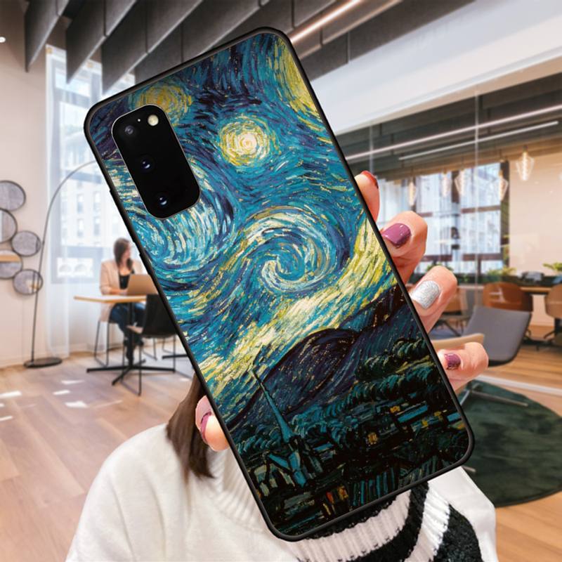 

Классическая масляная живопись Арт Чехол для телефона для Samsung Galaxy S9 S9plus S20 5G S20 ULTRA 5G S20 Plus 5G S21 S30 Чехол-накладка Samsung S9
