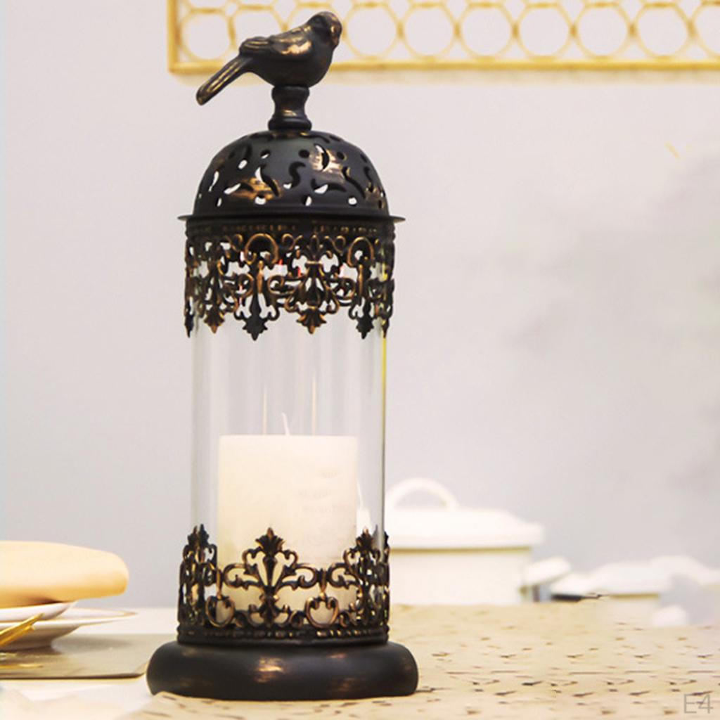 Candle Holder Vintage Candlestick , Wedding Centerpieces for Tables, Iron Candleholder Set