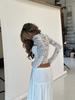 Women's Sexy Slimming Lace T-shirt with Cutout Design