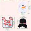 1Pc Santa Claus Toilet Cover Santa Claus Toilet Cover+Floor Mat+Water Tank Cover+Tissue Cover