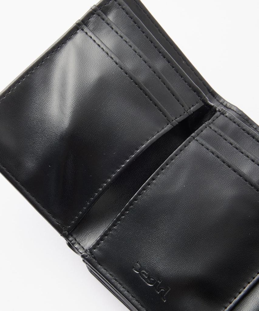 X-girl XG Emblem Buckle Faux Leather Mini Wallet (105254054006) Black, One Size