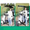 New Retractable Electric Car & Motorcycle Sunshade Tent - Pedal Folding Canopy