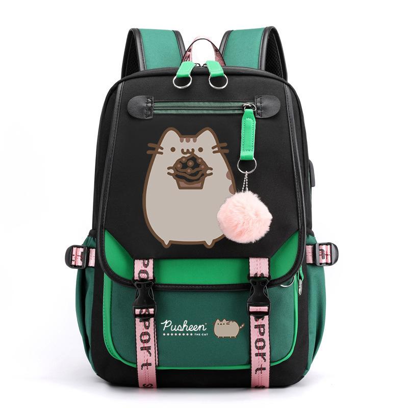 Cartoon Cute Printed School Bag Outdoor Travel Oxford Cloth Backpack