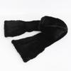 Hot Sale Winter Women Warm Knitted Real Mink Fur Scarf Natural Luxury Mink Fur Shawl Lady Long Style Real Mink Fur Scarves