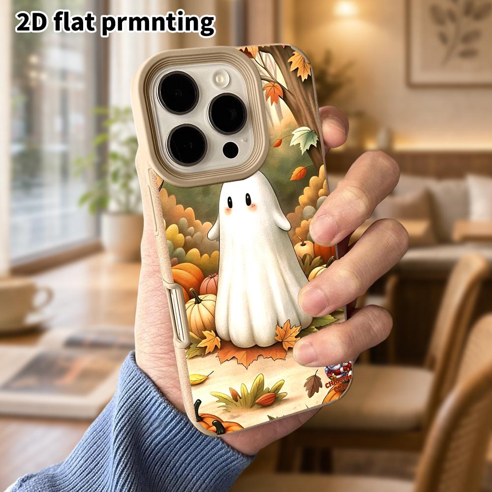 Phone Case: Lambskin 2D Flat Samsung Galaxy A34 A35 M05 M06 S20 S22 S21 FE Plus 5G Protective Case, Autumn Forest, Christmas and Halloween Gifts