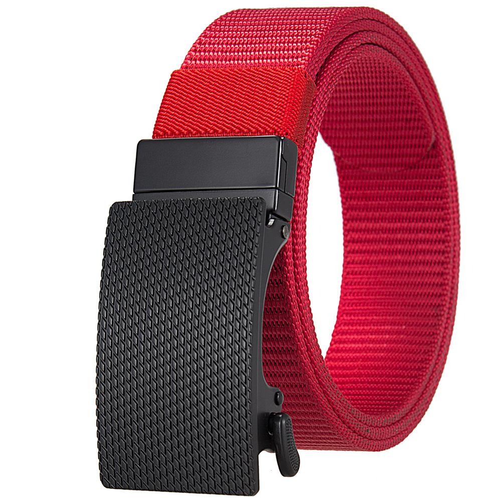 Nylon Braided Belt For Men, Rotating Cloth Belt Buckle Belt Ly36-25948-1
