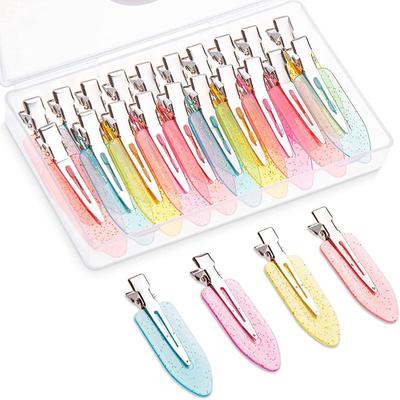 10/20PCS No Trace Hair Clips Handmade DIY Homemade Cream Gel Material Duckbill Clip Bottom Clip Bangs Clip Wash Side Clip Female