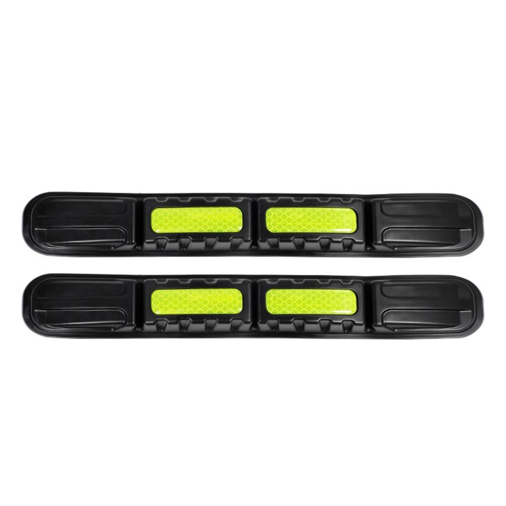 2Pcs Reflective Car Anti-Collision Patch Self-Adhesive Auto Door Edge Guards  Door Edge Protection зелёный