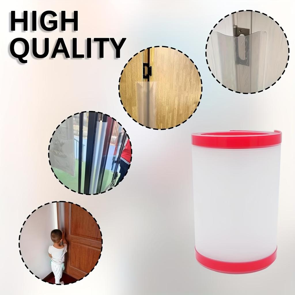 1pc 10/17x1.2/1.4m Self Adhesive Door Gap Protector Strip for Proofing Safety Edge Guard Prevents Finger Pinching in Doors