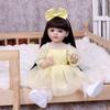 KEIUMI Bambola Bambina Reborn da 55cm Full Silicone Vinile Bagnetto Bambola Neonato giocattolo Regali di Natale Compagno di Gioco Educativo Precoce