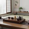 Detachable Tea Drainage Board Engrave Pattern Tea Serving Tray Rectangular Drain Tea Table  Office
