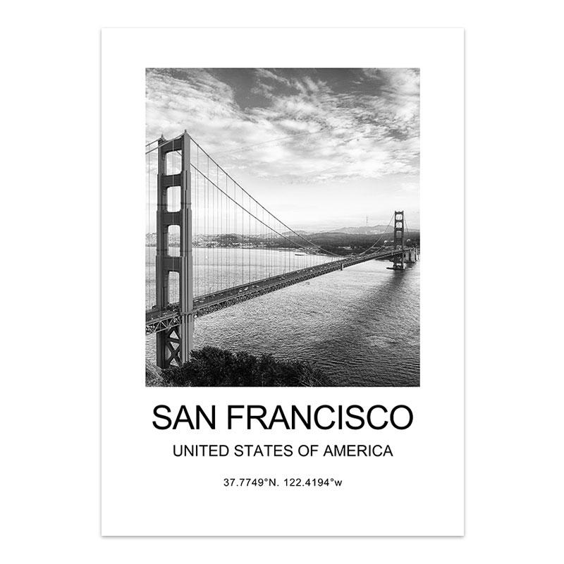 City Poster New York London Paris Wall Art for Livingroom Decoration Picture On The Wall Sheets for Paintings Canvas Home Decor