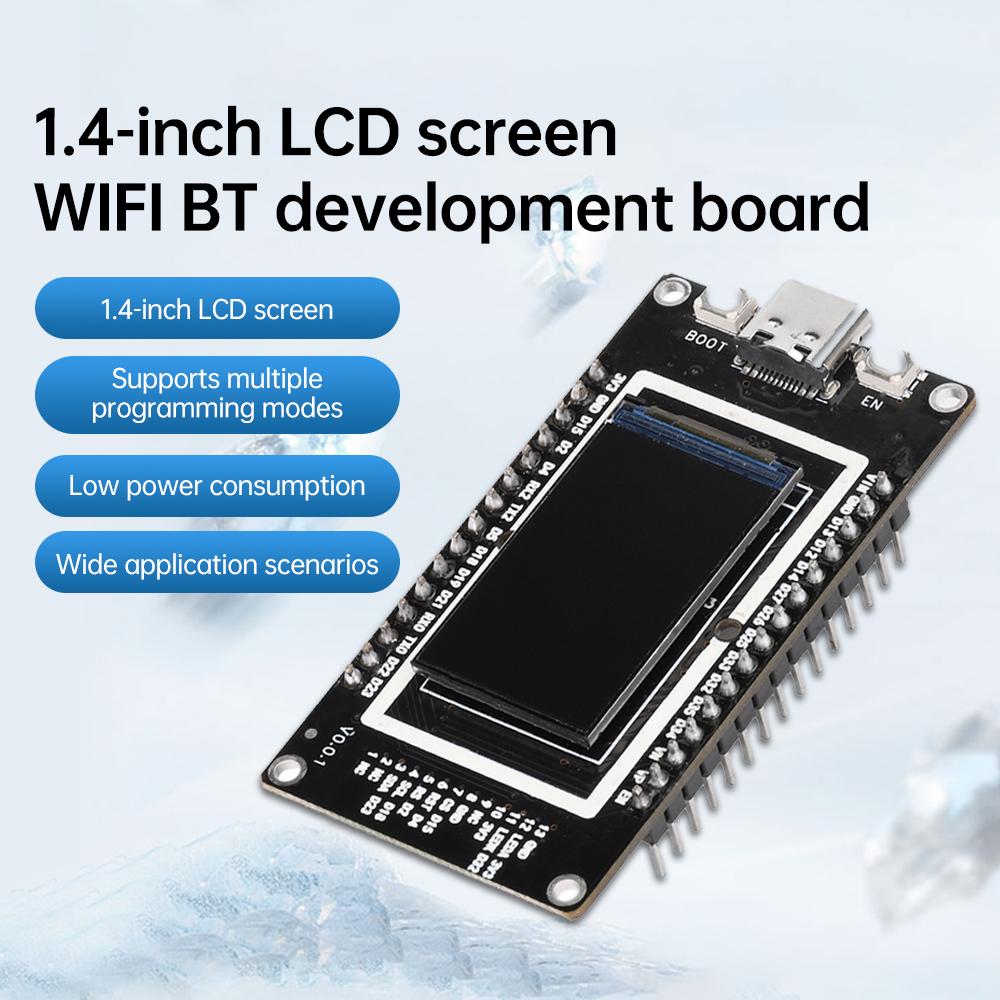 Esp32 1.4-Inch Lcd Screen Wifi Bluetooth Development Board Onboard Esp32-32 Module Type-C WiFi+BL Module