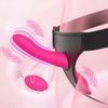 Wearable Double Vibrator Strap On Dildo Penetration G-spot Vagina Massager 10 Speeds Female Masturbation Sex Toys for Lesbia