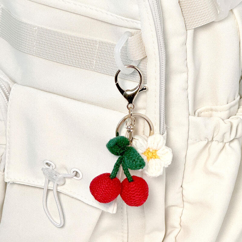 Double knit keyring Double Knit Keychain_Random