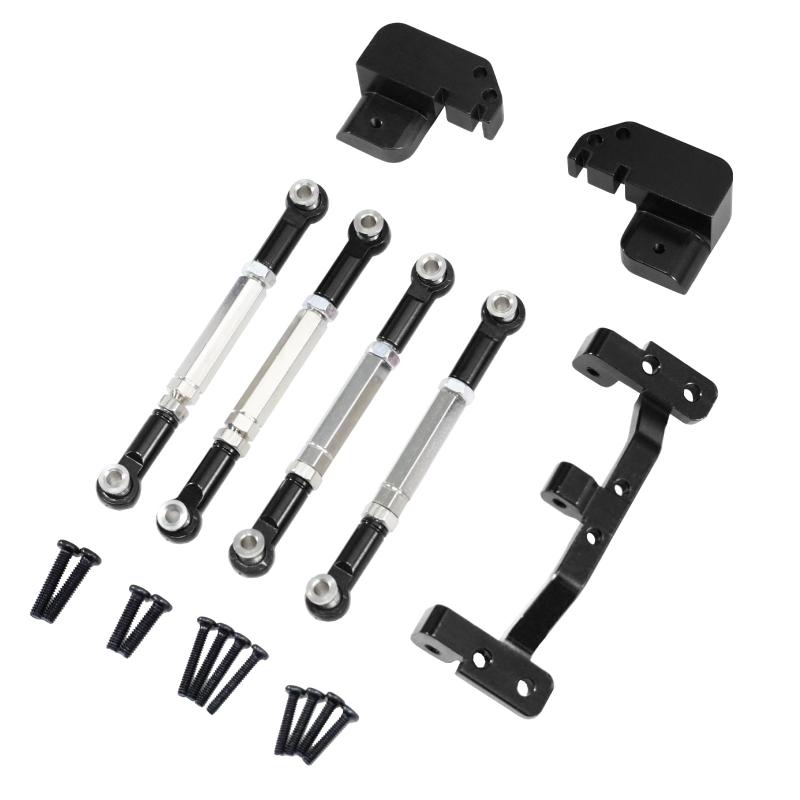 

Mn82 Series Rc Cars Model Upgrade Parts Rear Axle 4-Link Conversion Bracket Set For Lc79 Rc Pickup Truck Modification Accessory чорний