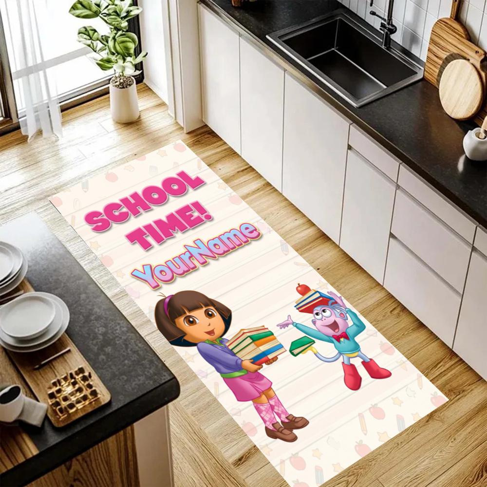Dora Explorer Customize Your Name Kitchen Rug Runner Rug Laundry Mat Hallway Entryway The Best Gift Choice