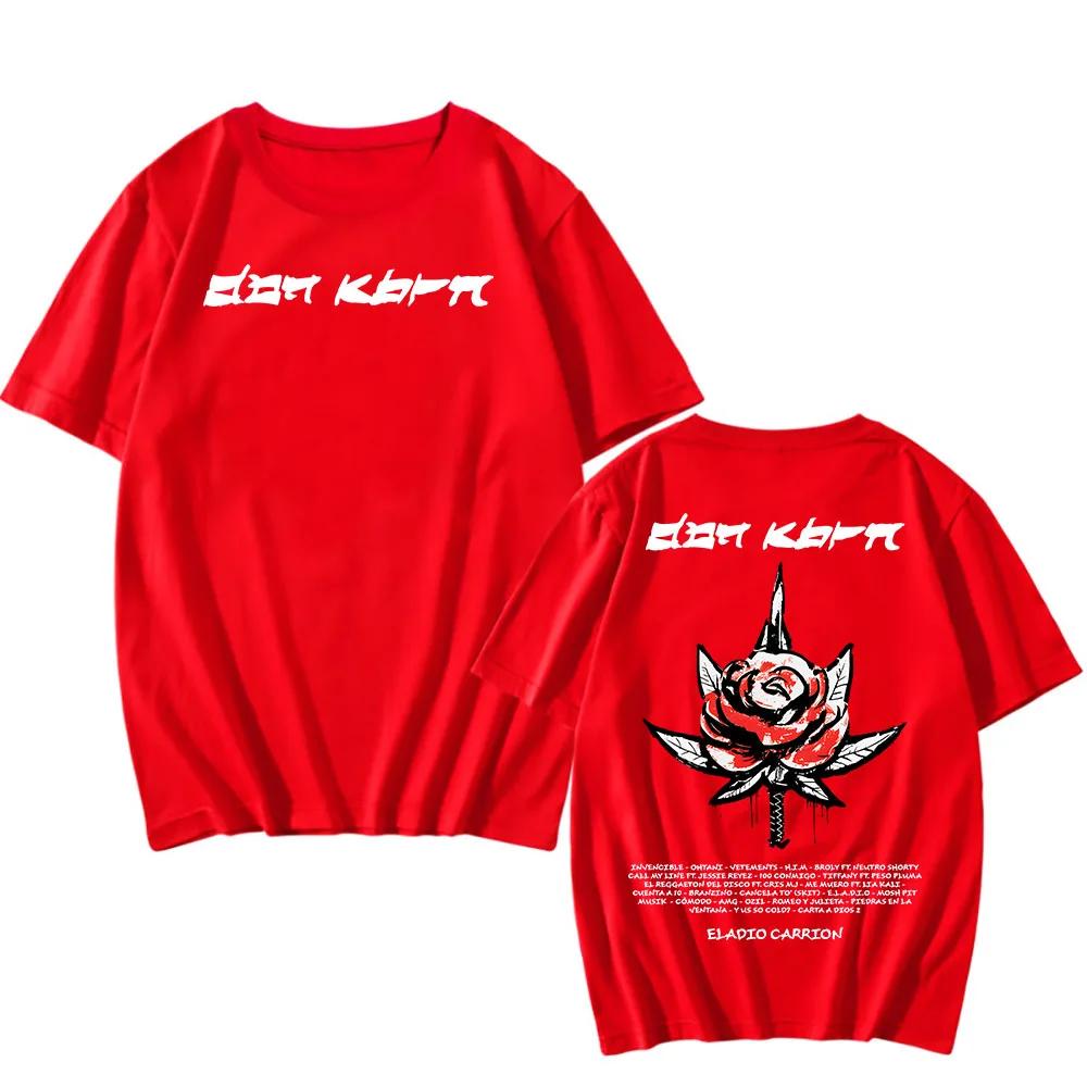 Men Tees 2026 Album DON KBRN Tshirts Singer Eladio Carrión Printing T-shirt Summer Round Neck T Shirt for Male Unisex Top Summer