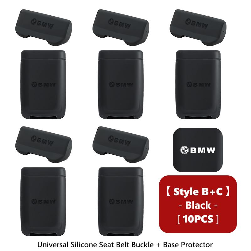 YMZP2 Car Seat Belt Silicone Anti Scratch Protector Cover Accessories For BMW M3 M5 X3 E93 F10 F20 F30 F40 F15 F25 F26 F31 F49 F86