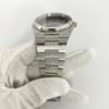 39.5mm Stainless Steel Watch Case Sapphire Glass Waterproof Watches Case for NH35 NH36 4R Movement