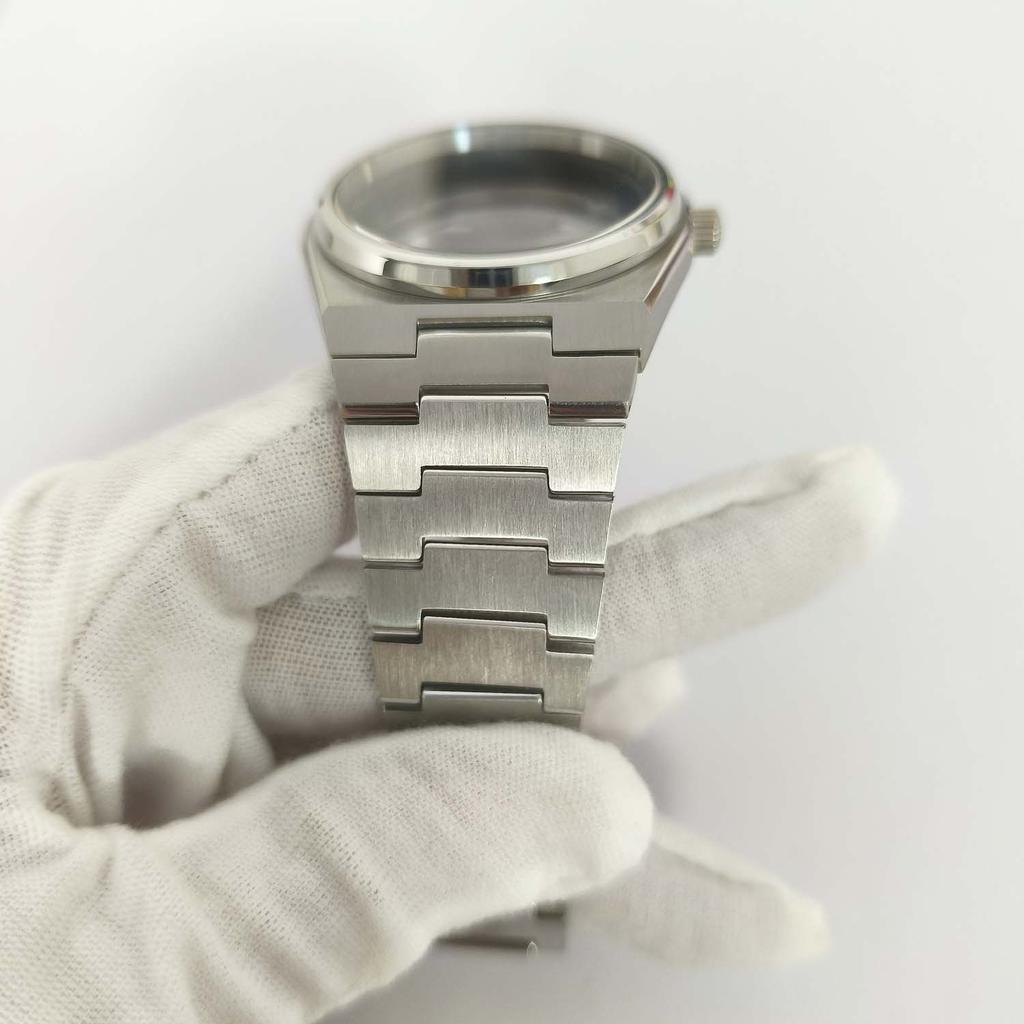 39.5mm Stainless Steel Watch Case Sapphire Glass Waterproof Watches Case for NH35 NH36 4R Movement
