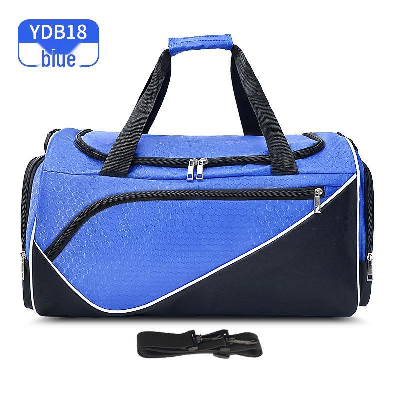 Unisex Sports Travel Bag with Shoe Compartment - Crossbody, Shoulder, and Handheld Options for Fitness & Yoga