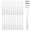 25pcs/Bag Dental Elbow Ejector Dentistry Suction Tube 1/4" 1/8'' 1/16'' Aspirator