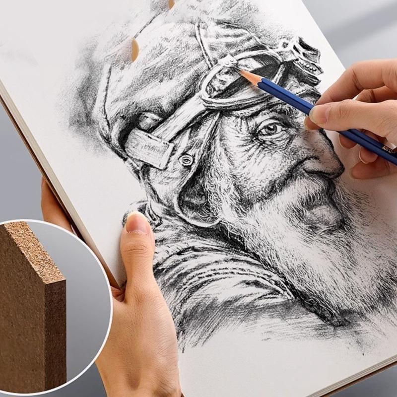 Drawing Pad Drawing Notebook 160gsm Paper Perfect For Mixed Media Sketching And Watercolor Painting Artist Grade