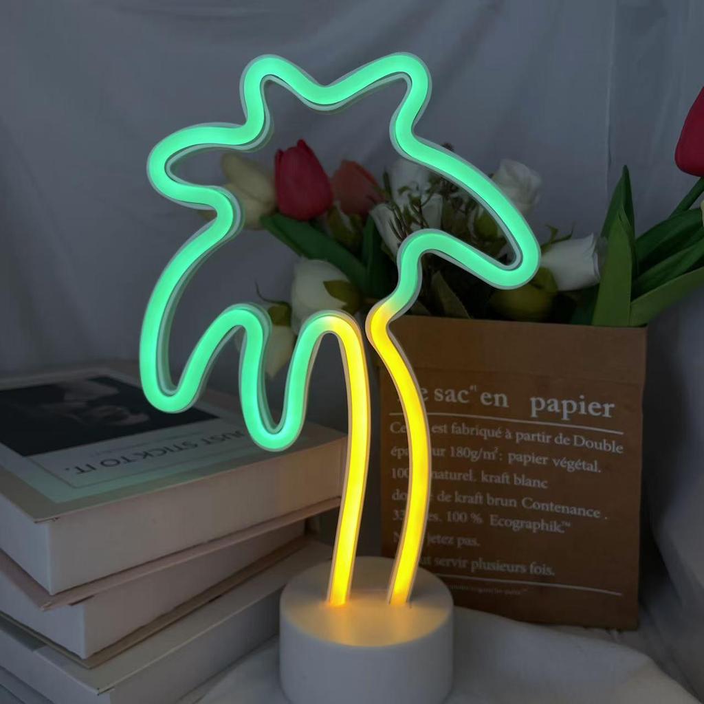 Romantic Neon LED Decorative Desktop Lights - Ins Style