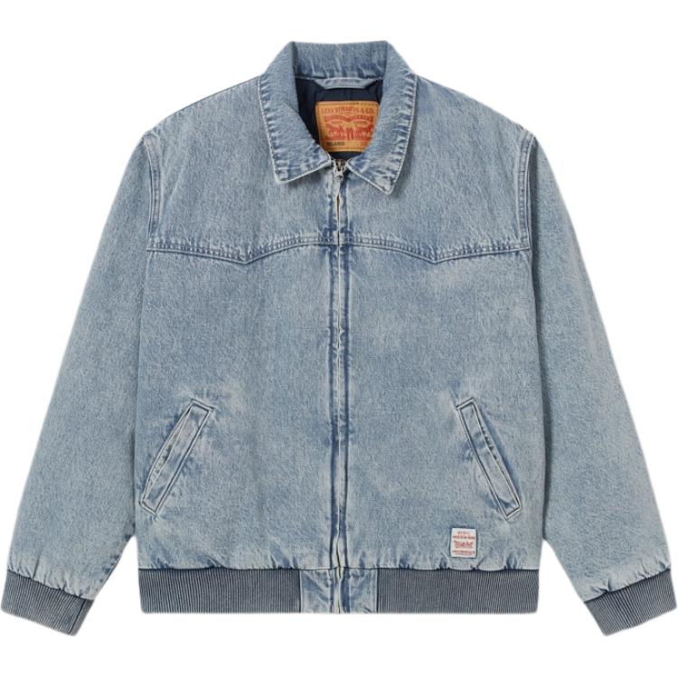 Levis Simple Comfortable Versatile Casual Loose Fashion Long Sleeve Denim Jacket Men Jacket Blue A8583-0003