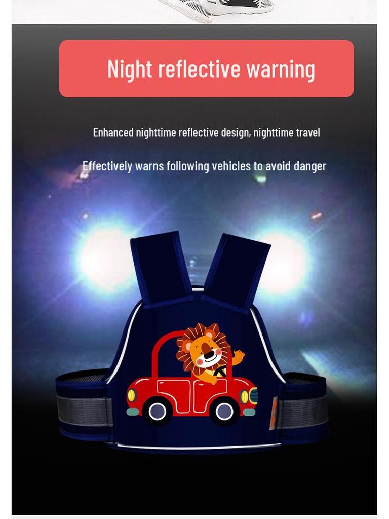 Child Motorcycle Safety Belt - Electric Car Baby Anti-Fall Strap for Bike Riding