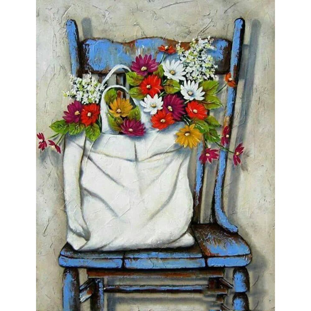 DIY Diamante Pintura Flor Patrón De Mosaico 5D Diamante Bordado Punto De Cruz Decoración Del Hogar Regalo De Año Nuevo