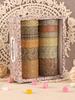 12rolls Vintage Color Themed Washi Tape set Decorative stationary Beautifully Scrapbooking supplies Patterned washi tape set