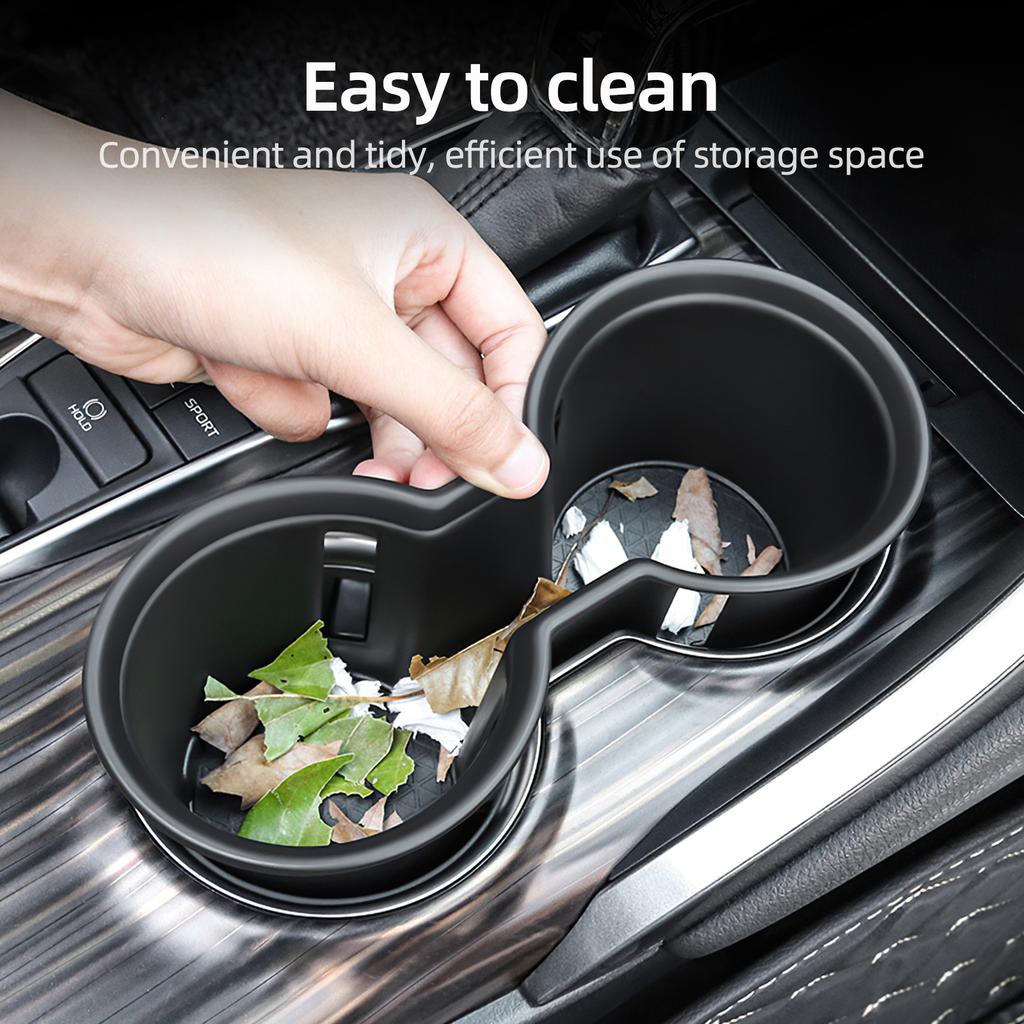 For Toyota Camry 2018-2023 Silicone Front Cup Holder Liner Anti Slip Dustproof Central Console Interior Decor Car Accessories