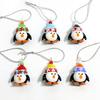 Mini Handmade Glass Christmas Tree Art Figurines Ornaments Colorful High Grade Cute Pendant Xmas Hanging Decor Charm Accessories